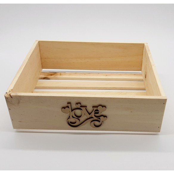 Canasta / huacal en Madera para anchetas regalos